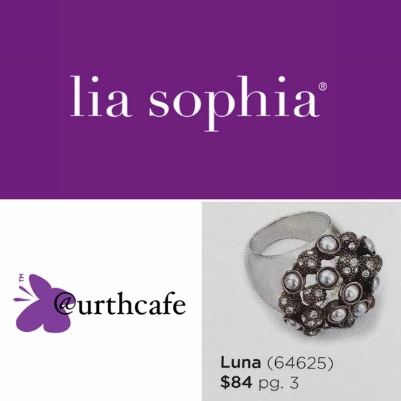 Vintage Heirloom Chunky Pearls Crystal Silver Ring - Picture 12 of 16